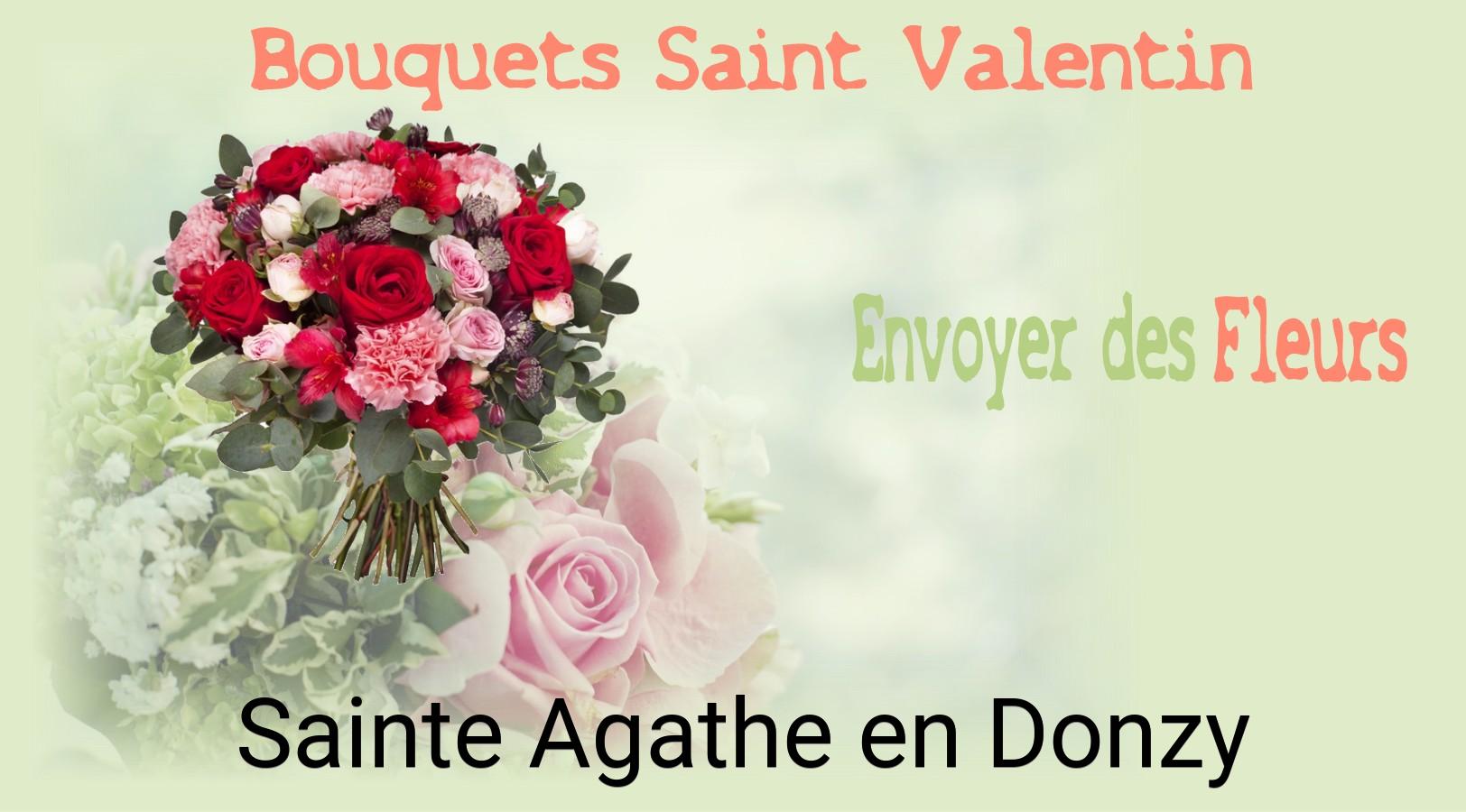 Roses de Saint-Valentin livrées à Sainte-Agathe-en-Donzy